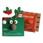Ritter Sport Weihnachtsschokolade individuell bedruckt als Werbegeschenk.