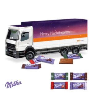 3D Adventskalender LKW "Milka-Täfelchen"