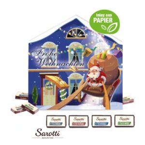 Adventskalender Haus "Sarotti-Täfelchen mit Fairtrade Kakao"