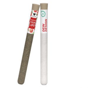 Reagenzglas aus Glas mit Gewürzen individuell bedrucken mit Logo als Werbeartikel.